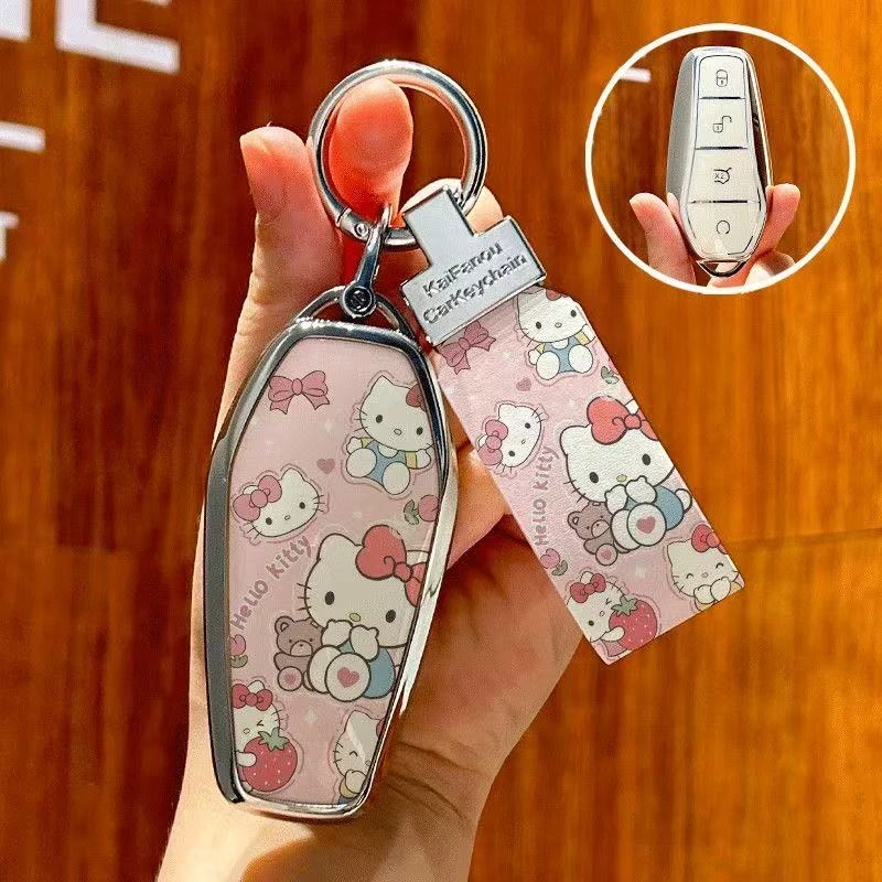 比亚迪汉钥匙套秦plusdmi宋pro海豚元唐海豹06护卫舰07驱逐舰05扣