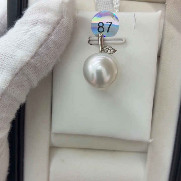 银S925镶嵌颈饰海水珍珠