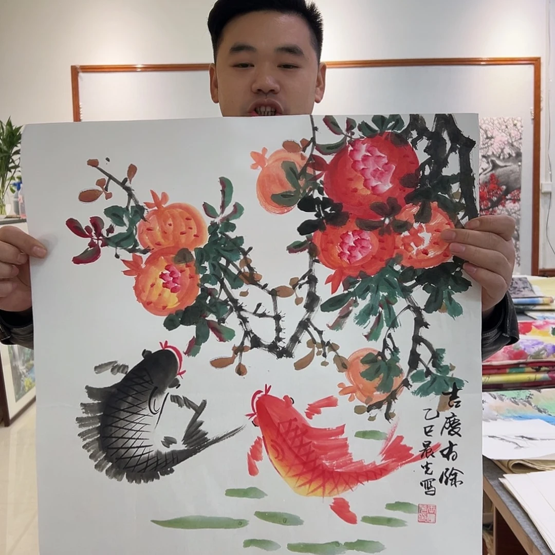 国画清风画院手绘国画