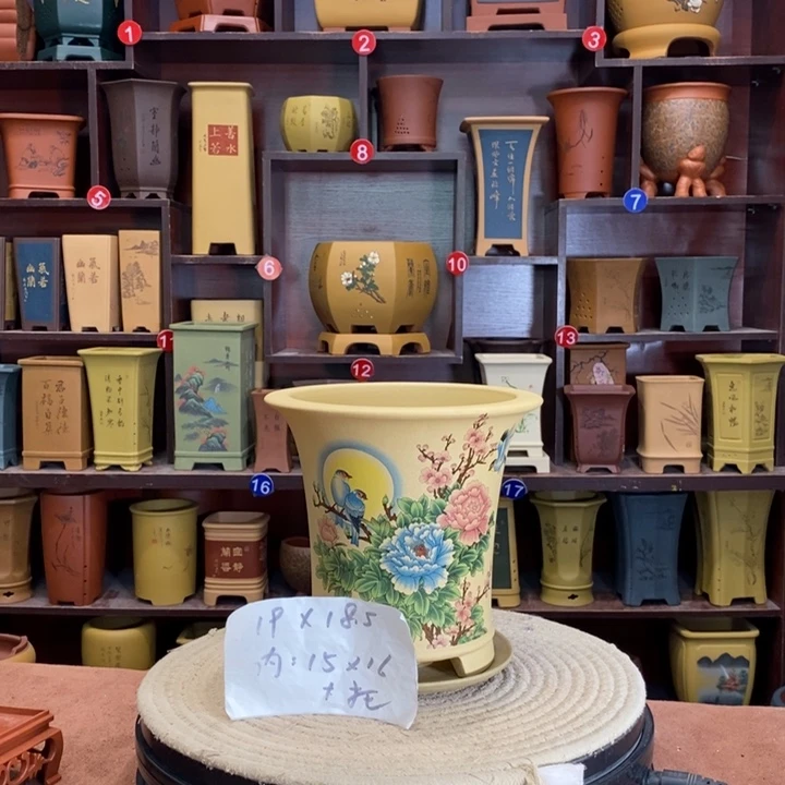 紫砂花盆紫砂艺术