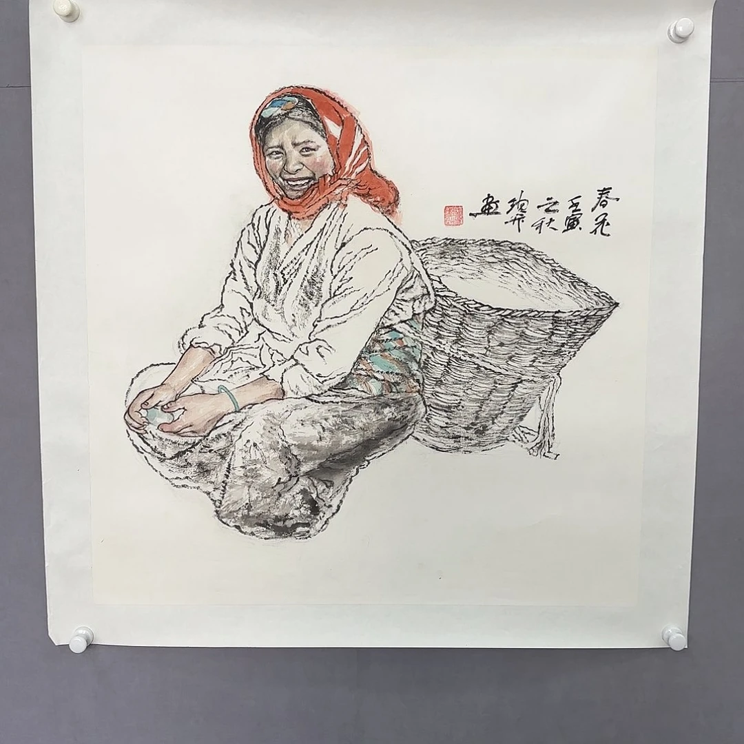 国画亲笔手绘原创