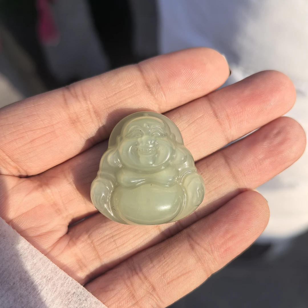 和田玉佛公越卡30--ML