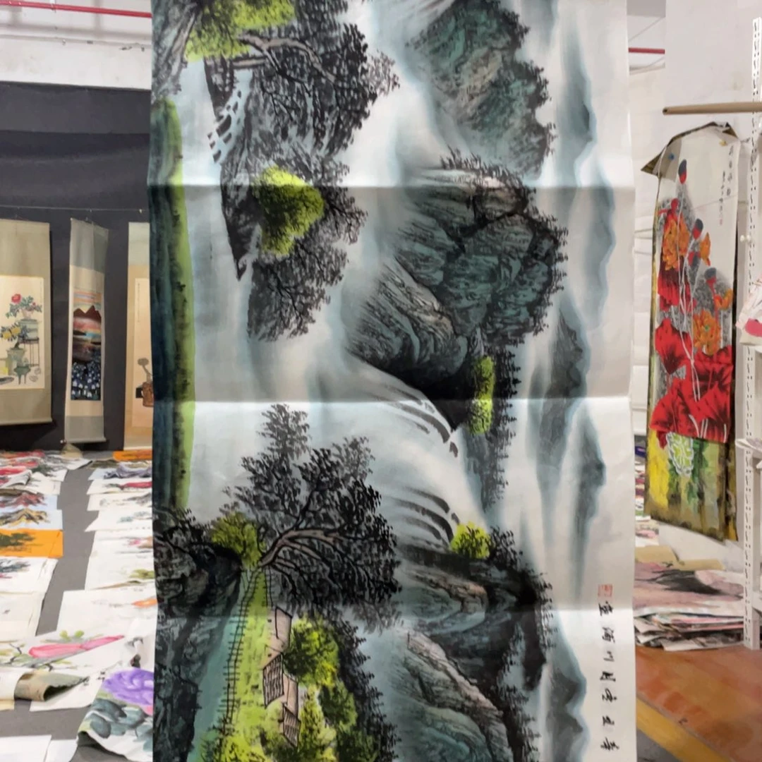 国画国画作品画心一张