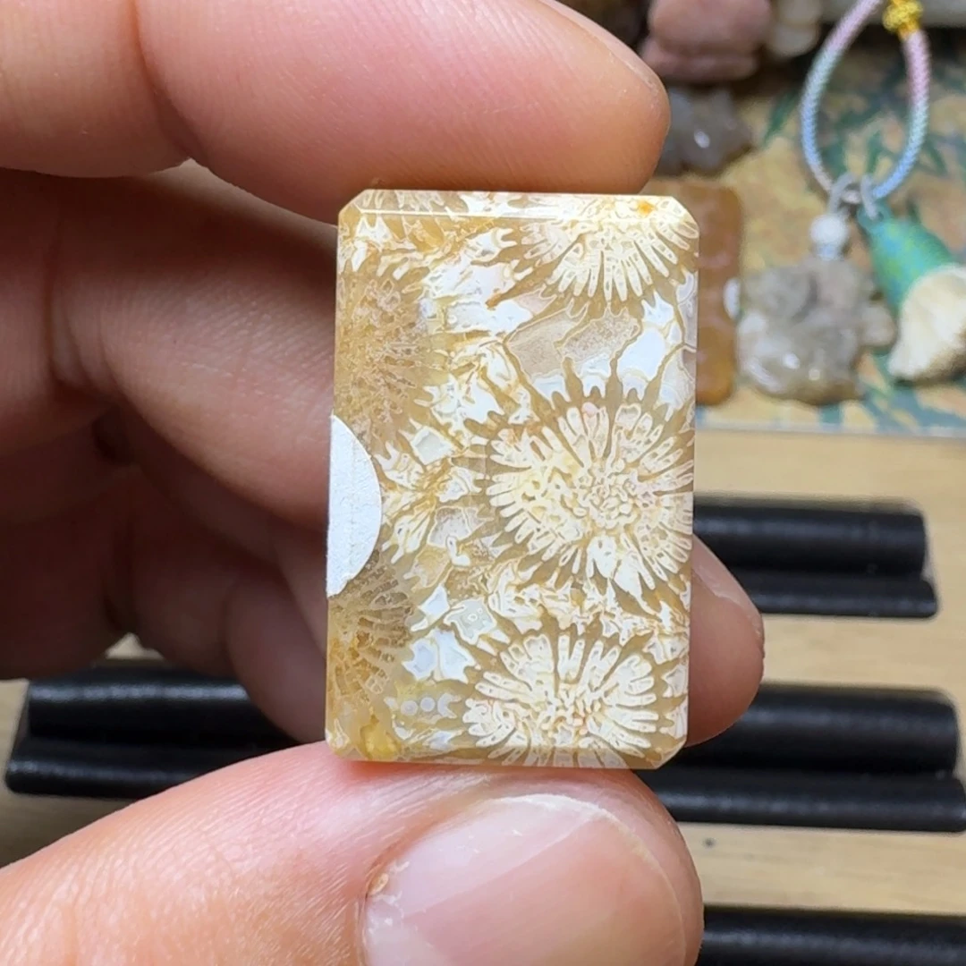 硅化玉保真色 有机玉石未镶嵌