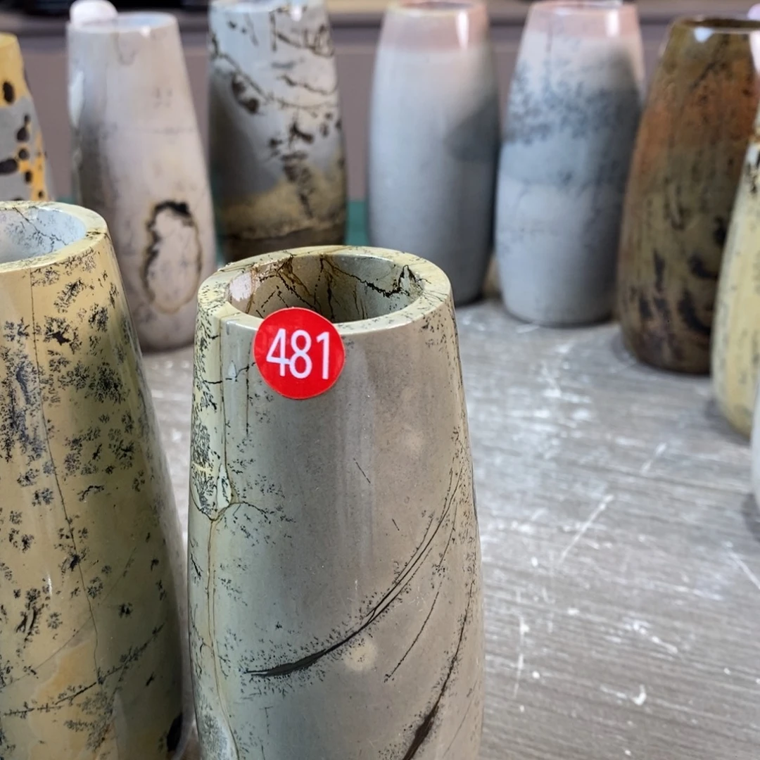 石材广西国画石草花石