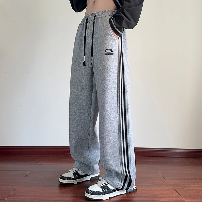 青少年长裤男运动休闲裤春季新款大童学生直筒宽松百搭卫裤