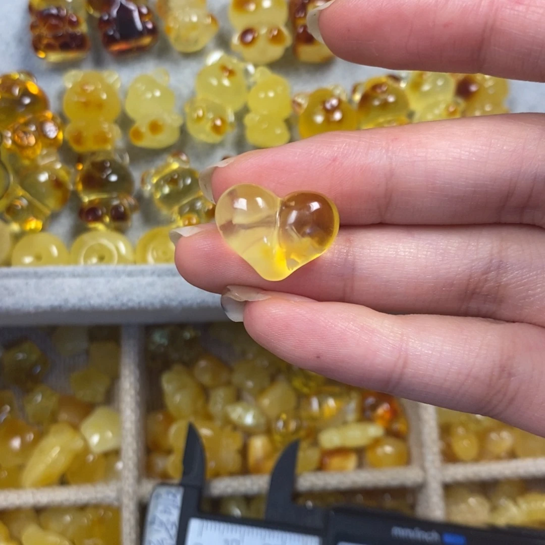 未镶嵌颈饰蜜蜡甜*包屁桃