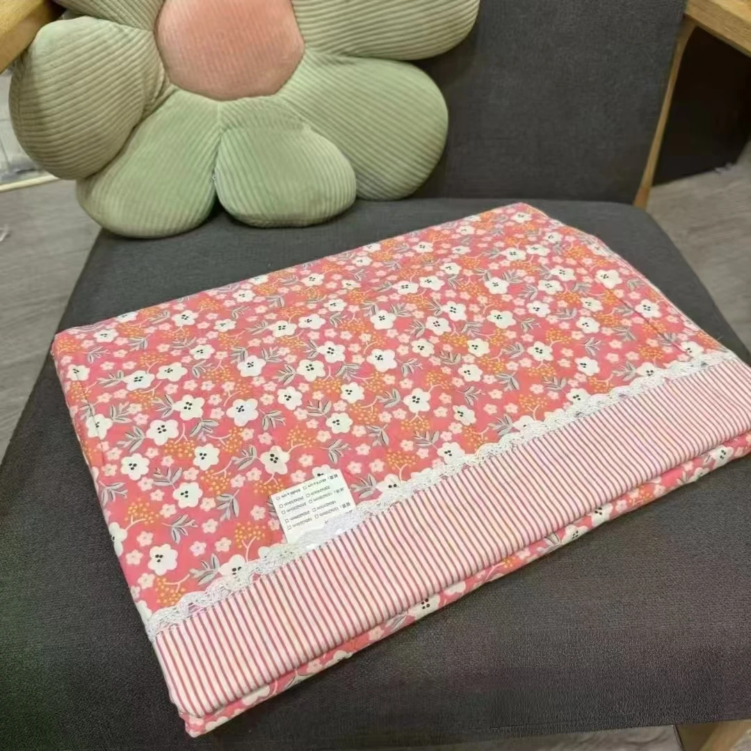 AB版100%纯棉被罩学生宿舍单人被全棉针织学生被套柔软透气