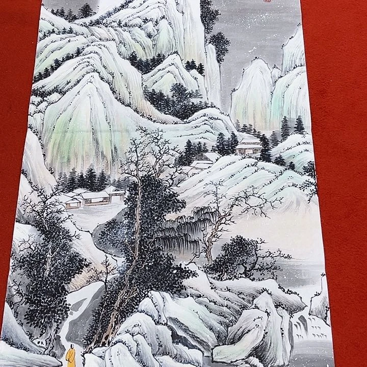 国画手绘图的制作方法和方法第二