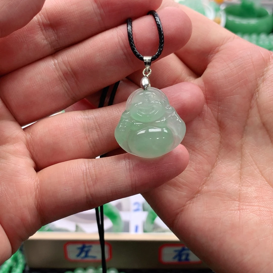 石英质玉未镶嵌吊坠青青-吊坠-多人