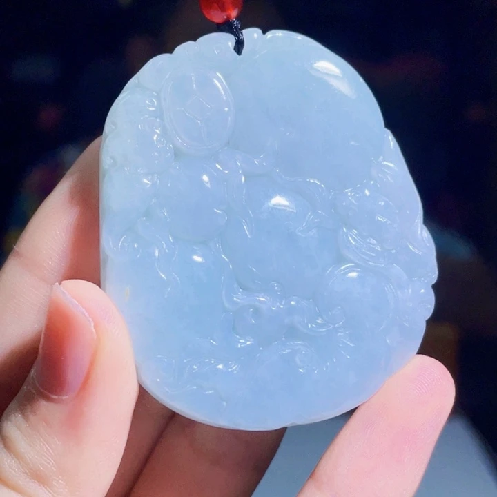 翡翠未镶嵌吊坠(不含链)A342