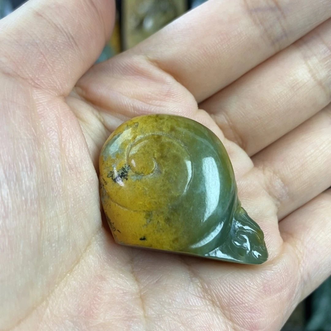 岫岩河磨玉（透闪石质玉）未镶嵌挂件