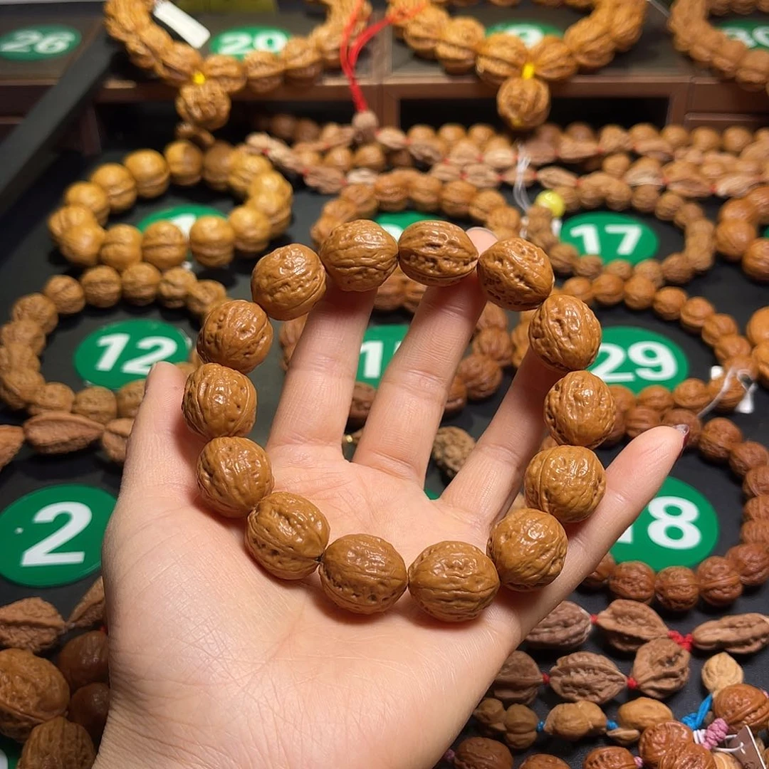 文玩核桃手串17尺寸转运珠