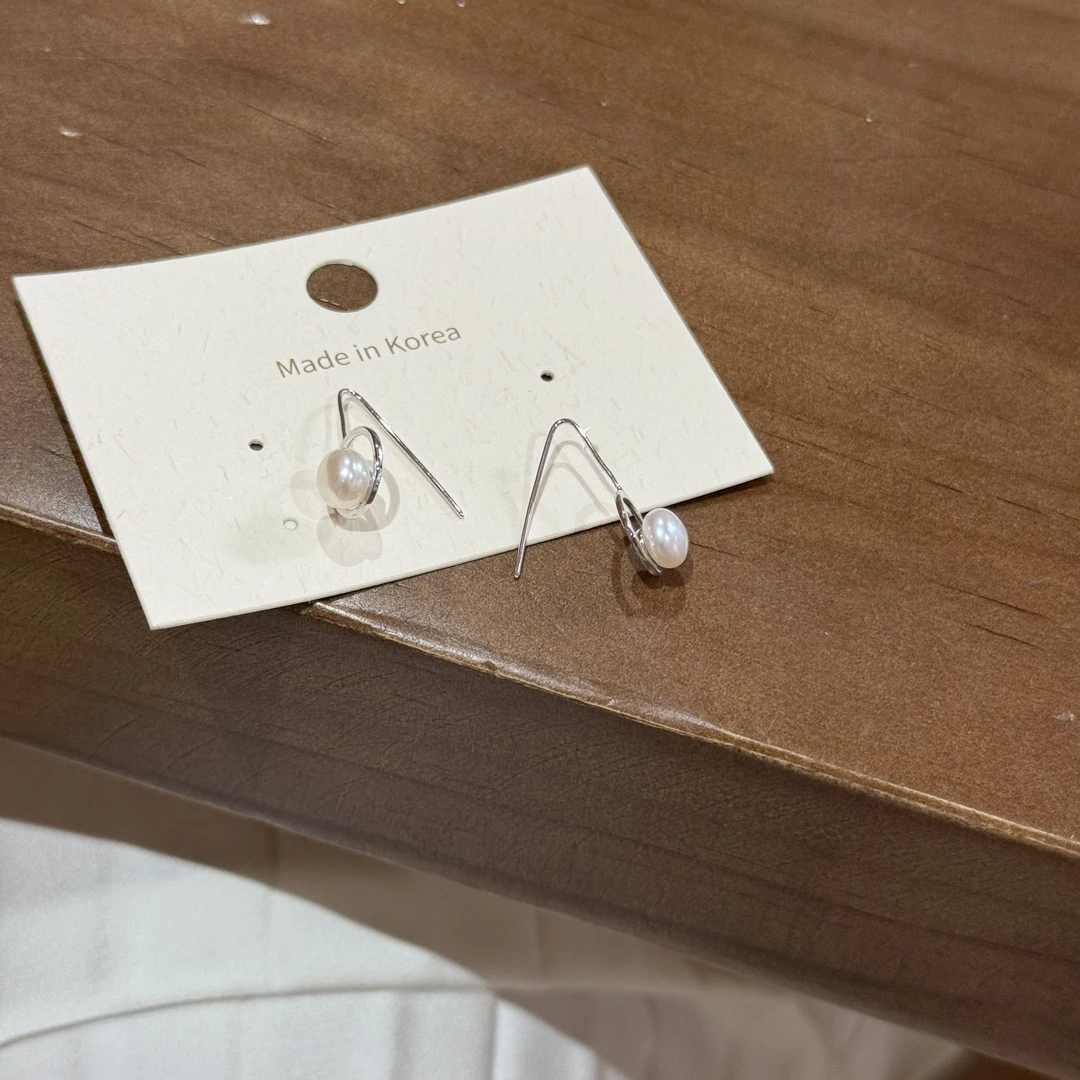 4900淡水珍珠银耳钩