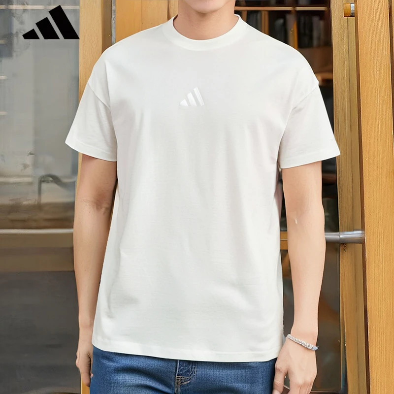 adidas/阿迪达斯短袖polo男装男士夏季新款运动服跑步健身透气t恤