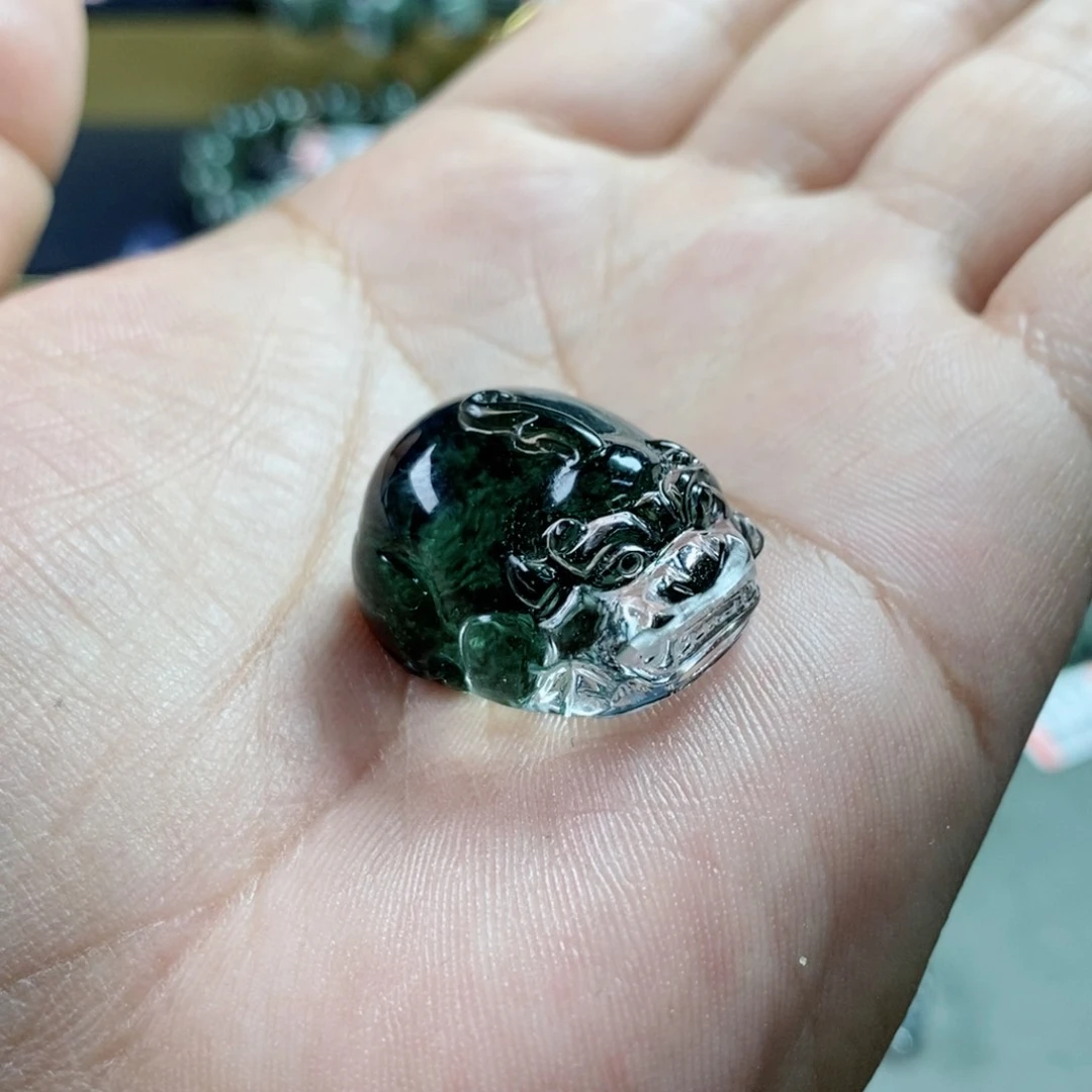 水晶手串未镶嵌小****e绿幽灵貔貅