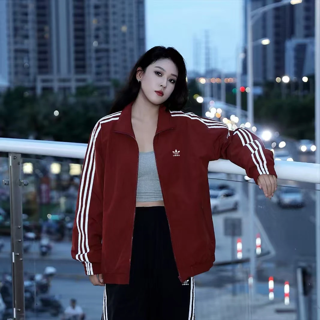 【达人专属】春秋立领百搭运动潮流夹克风衣外套男女同款91