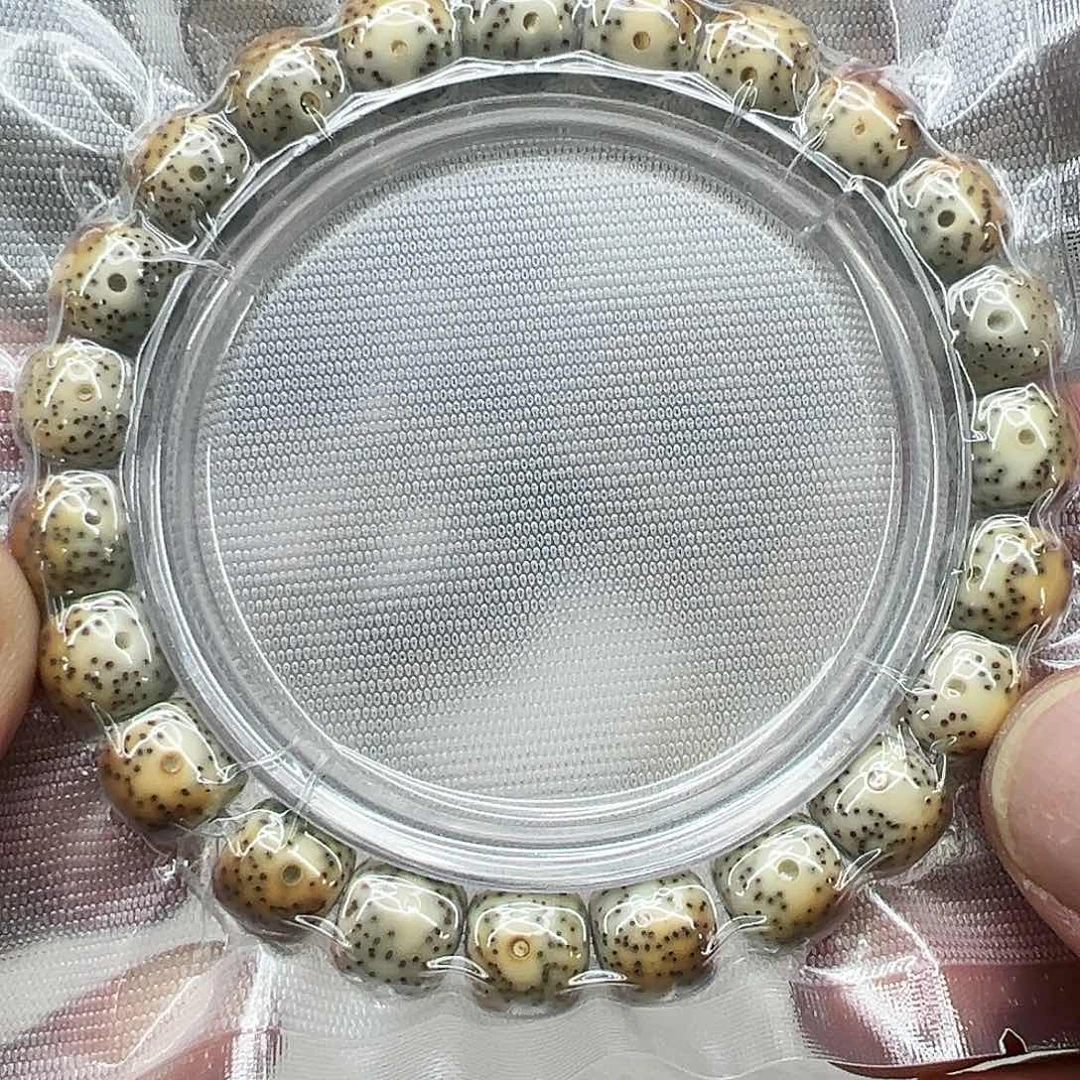 星月菩提手串87高端火烧云星月菩提单圈1.0