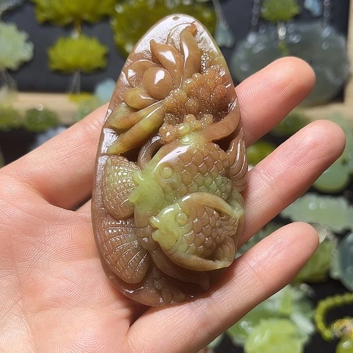 未镶嵌蛇纹石玉发饰