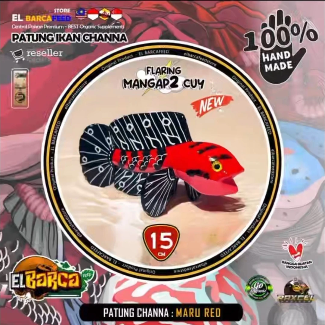 进口魔神雷龙鱼模型百分百手工制作