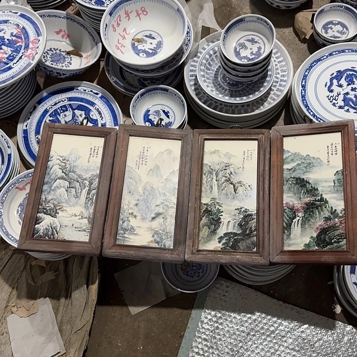 陶景德镇陶瓷四块