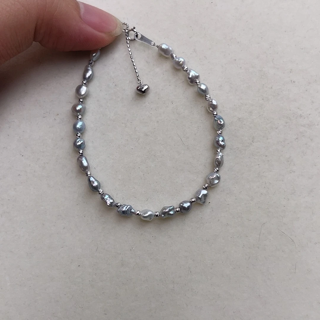 海水珍珠18K金镶嵌手绳