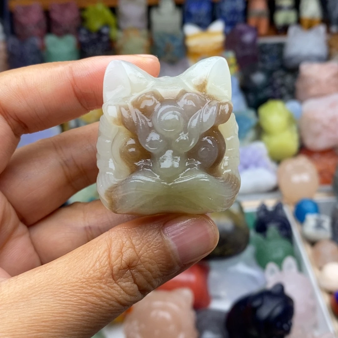 石材手把件 摆件 挂件