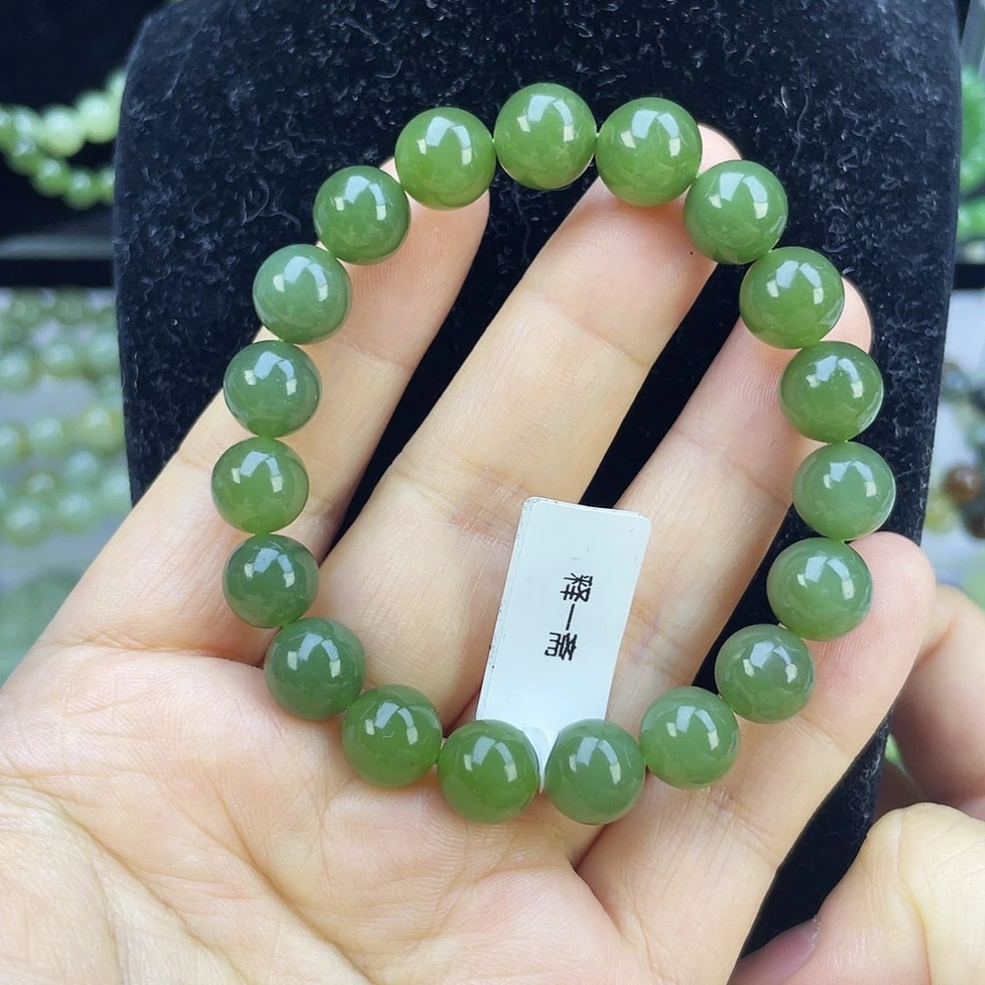 和田玉未镶嵌手链005