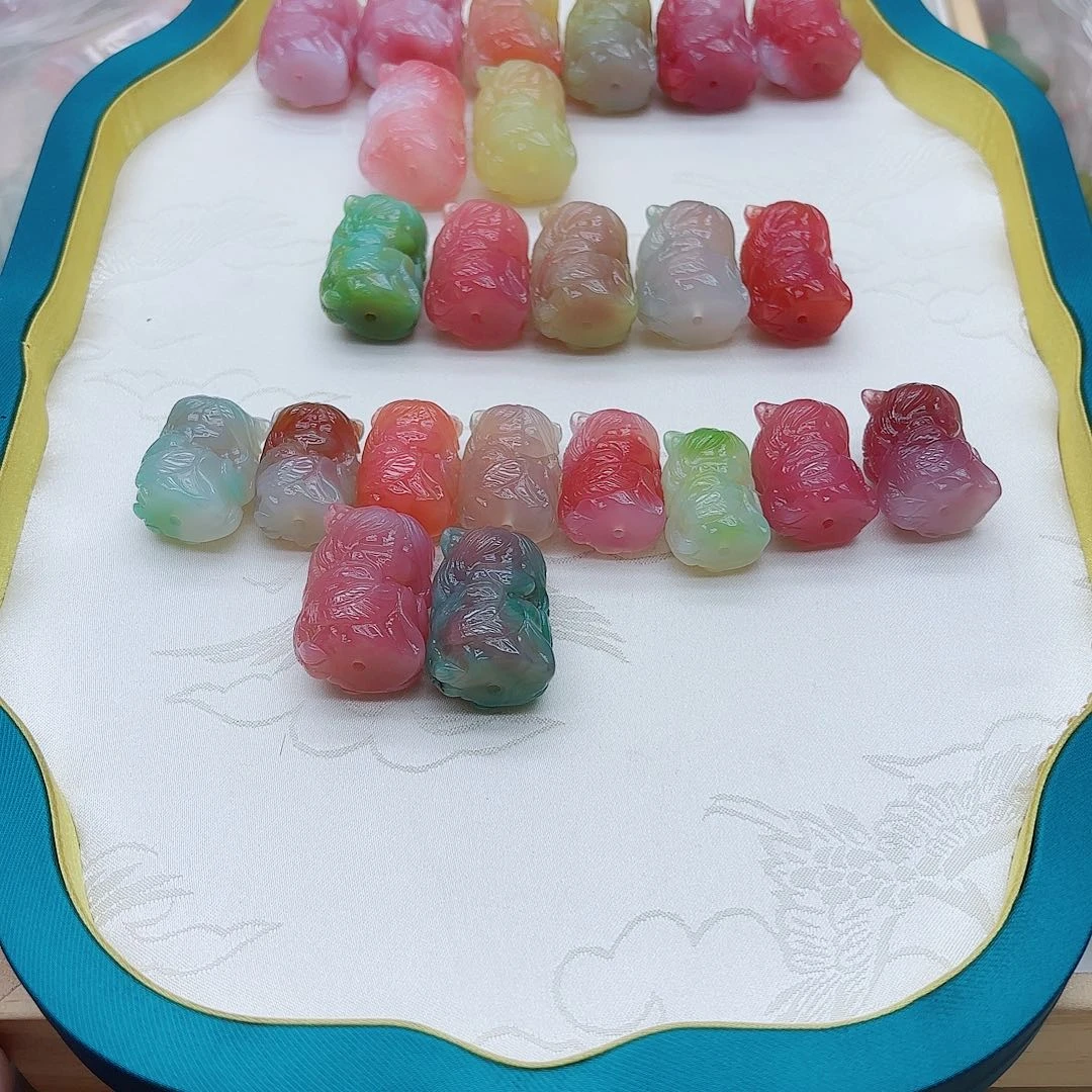 玛瑙/玉髓手链未镶嵌南****首盐源59