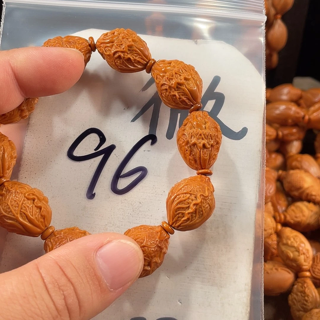 橄榄核手串/手链橄榄核雕工艺手串 瑕疵介意勿拍