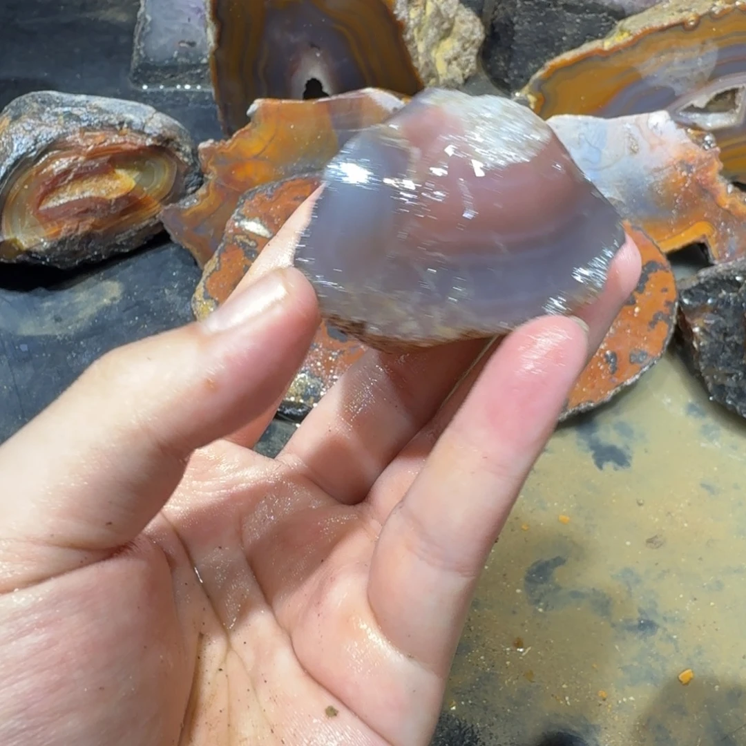 未镶嵌玛瑙/玉髓珠宝半成品