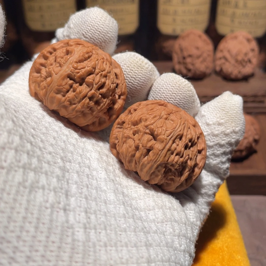 把件文玩核桃39闷白