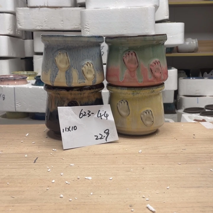 紫砂花盆多肉花盆微瑕44