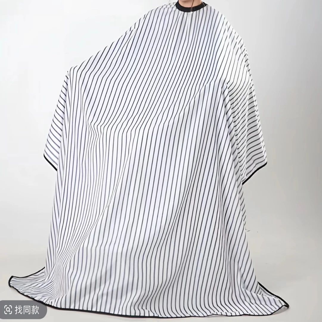 03黑油哥—男士专业店专用美发围布不沾发防静电加长加大 1.5x1.9