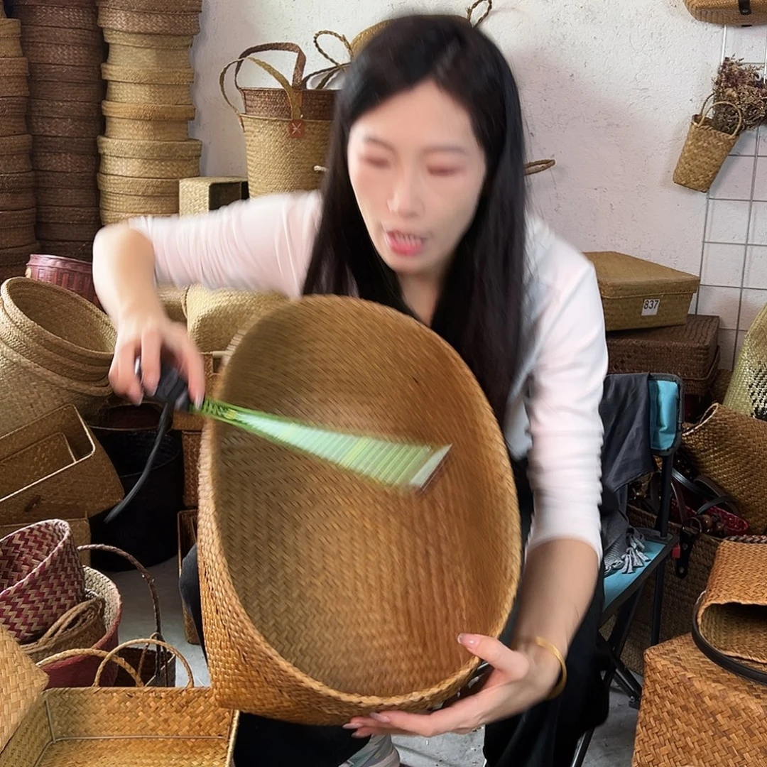 草编草编包/草编收纳盒微瑕疵