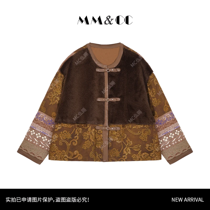 【辞暮念】新中式高定保暖冬鹅绒服外套G8992绵绵