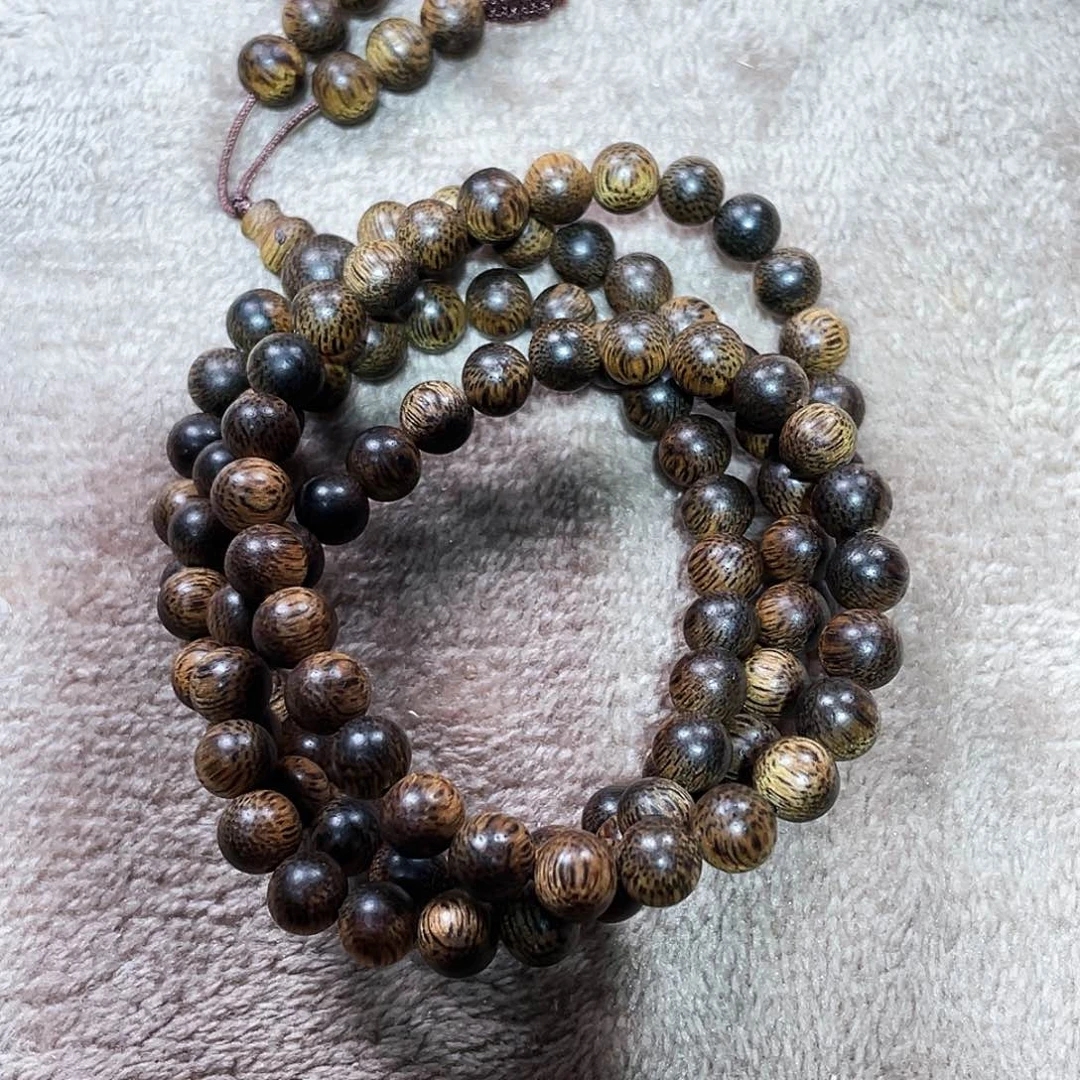 【闪购商品】沉香手串飘***碧越南芽庄白奇楠沉香0.6