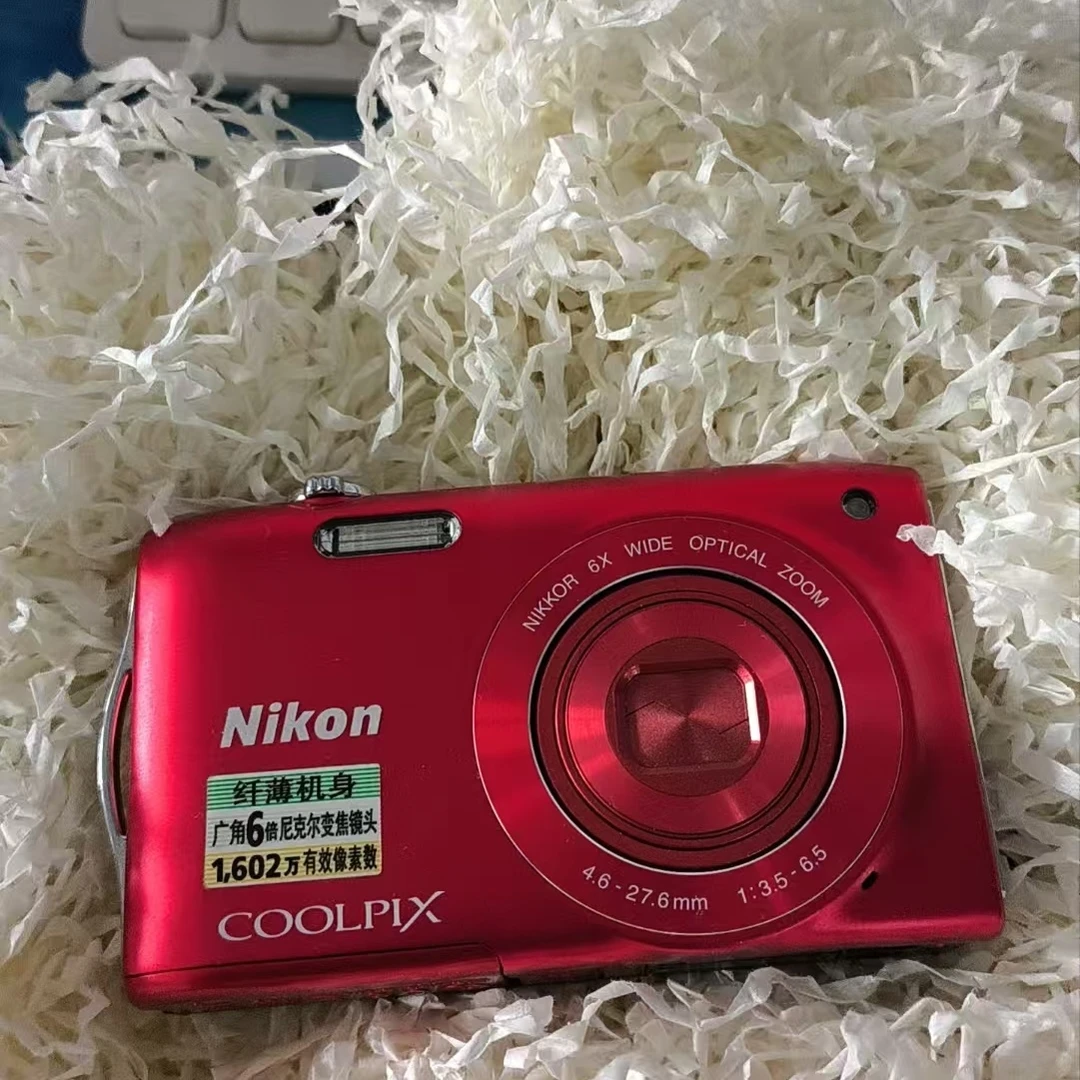 95新 Nikon/尼康 S3200银色1602万像素6倍变焦