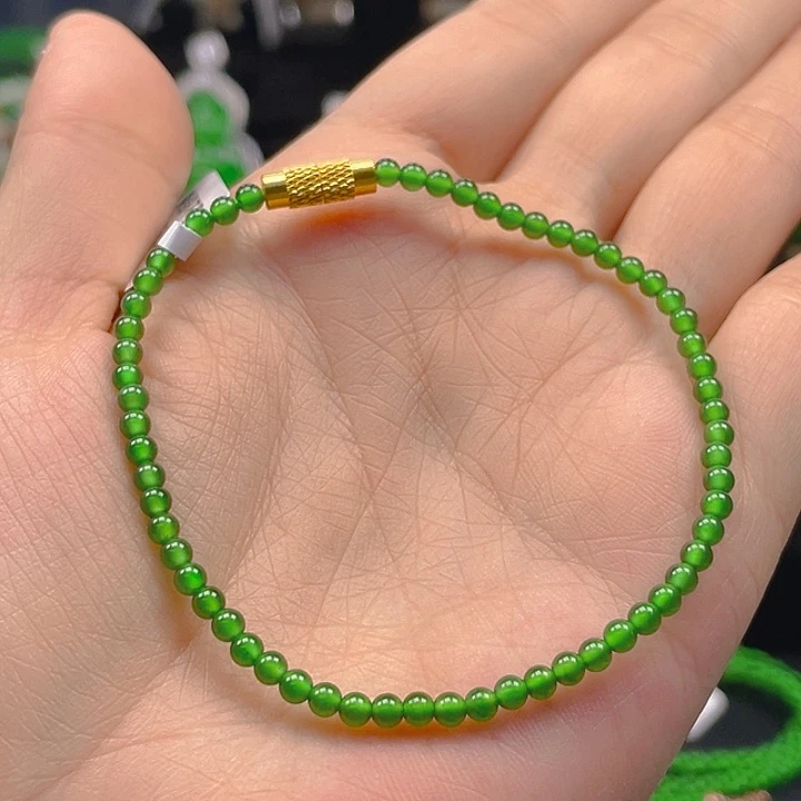 未镶嵌手链翡翠天然A货翡翠 阳3