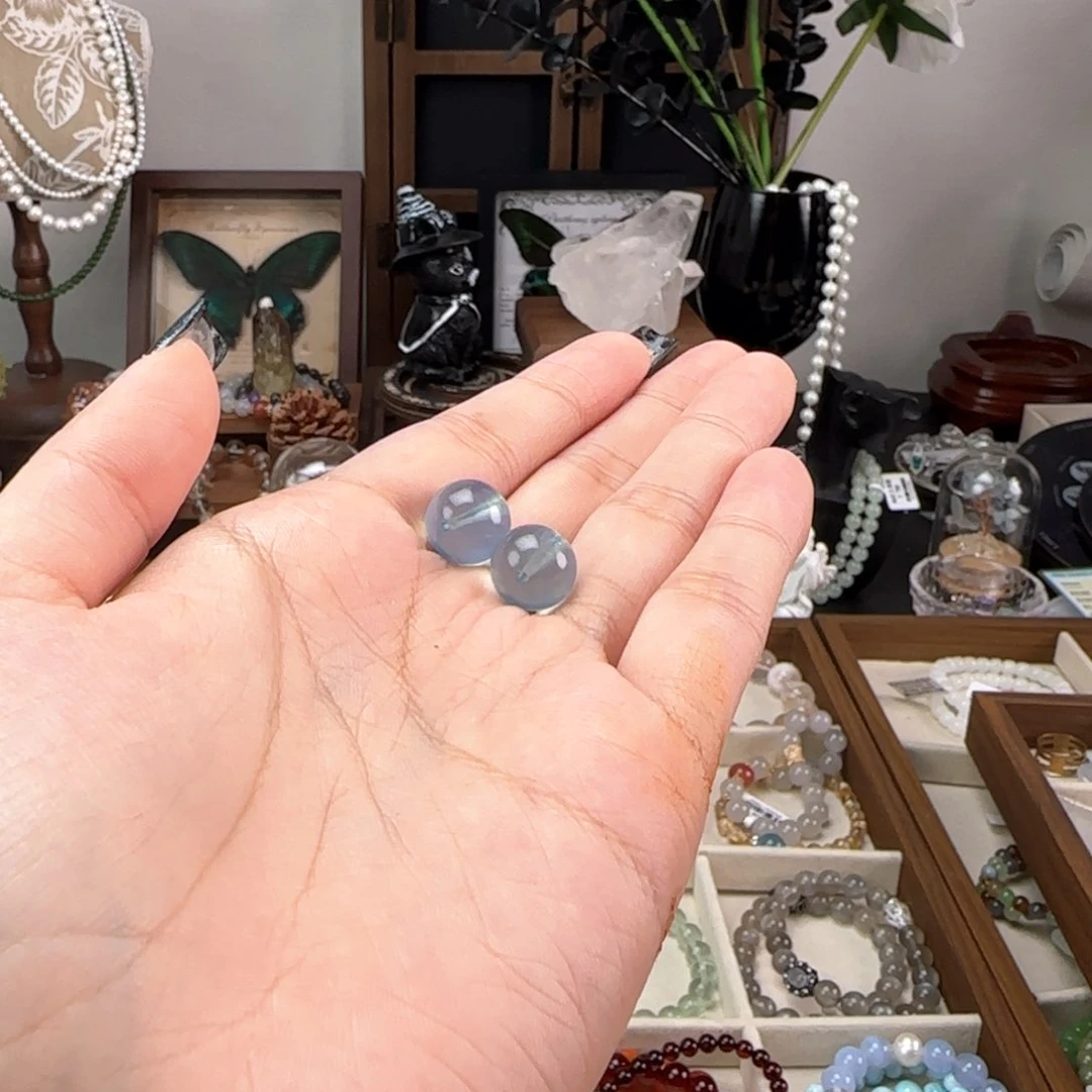 海蓝宝石吊坠(不含链)未镶嵌单颗卡11+多样发一