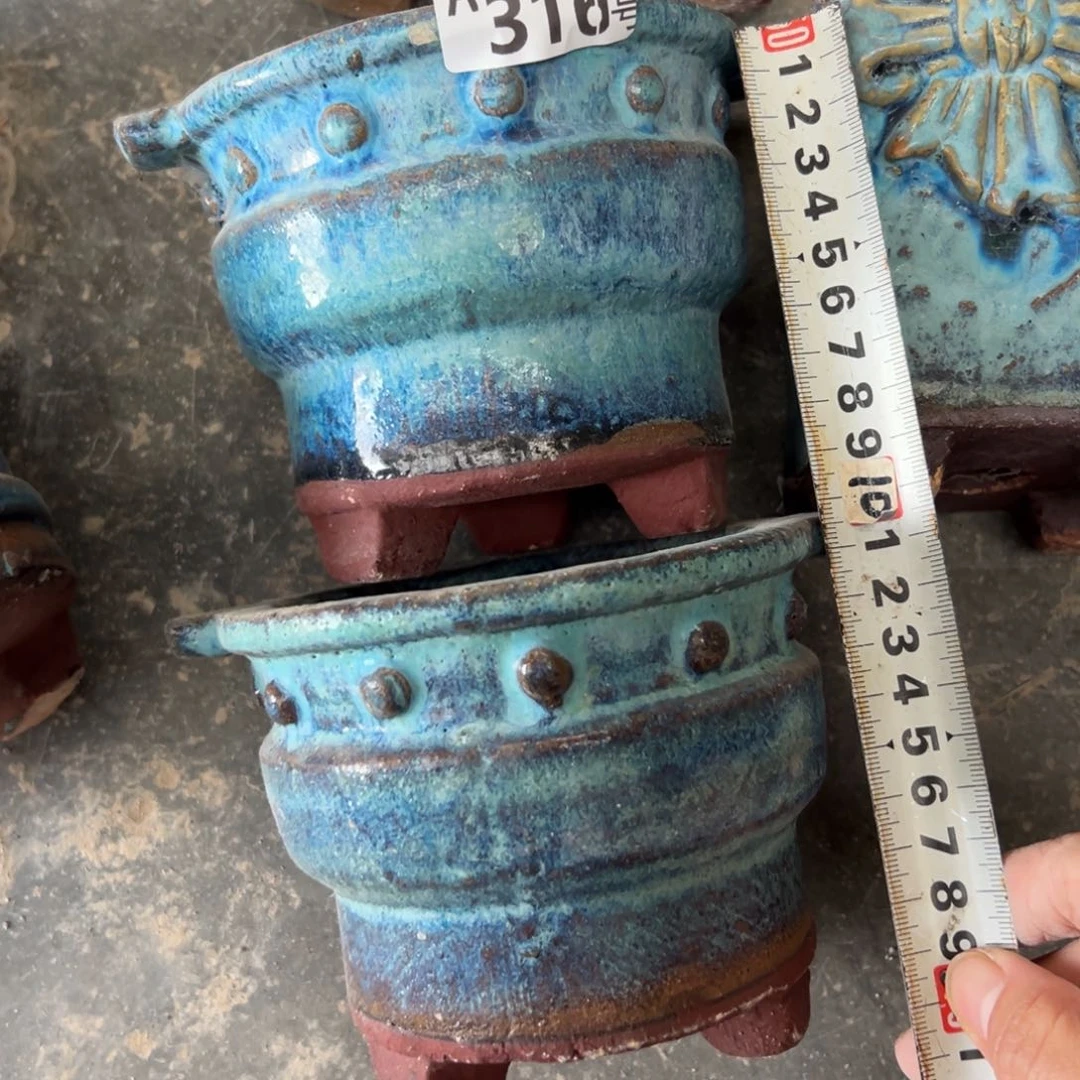 陶瓷尚雅陶坊多肉花盆2个