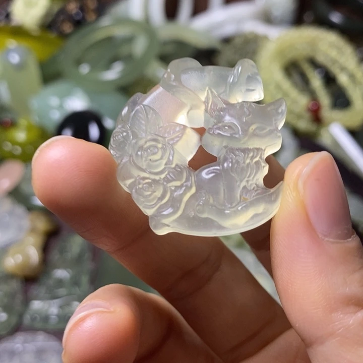 岫玉岫玉挂件未镶嵌