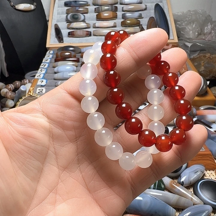 玛瑙/玉髓合金手串