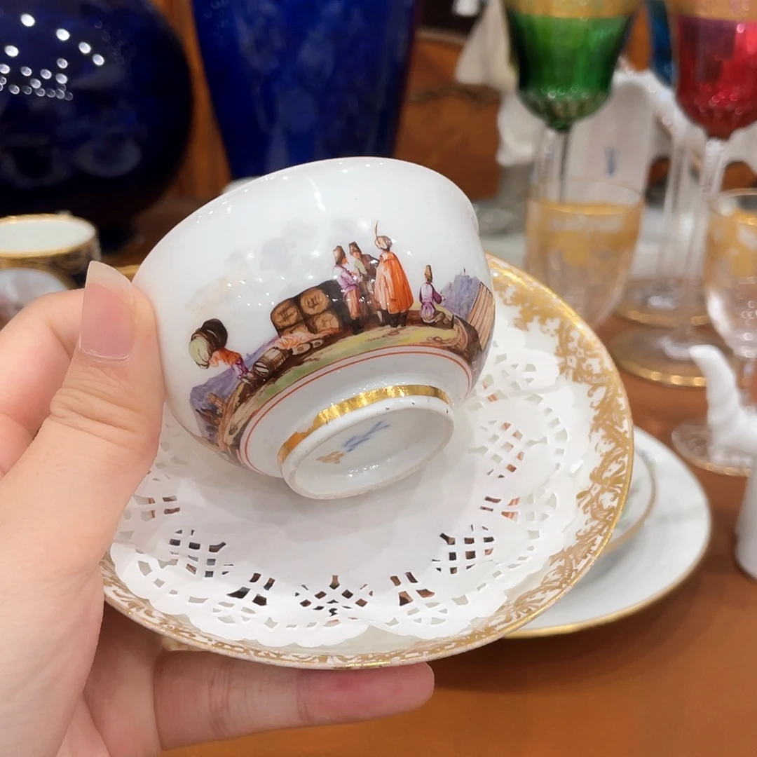 摆件中古一等茶杯