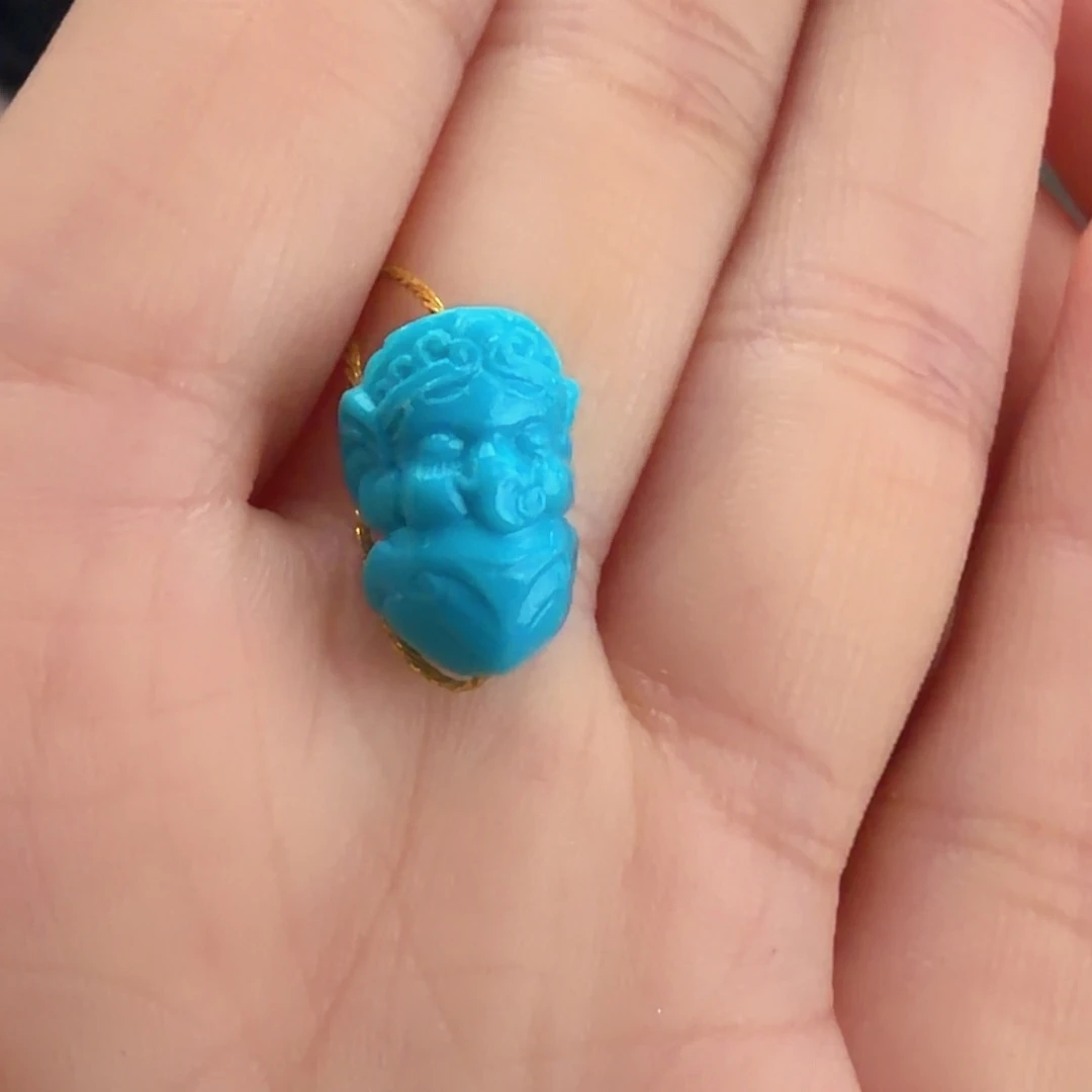 绿松石未镶嵌颈饰