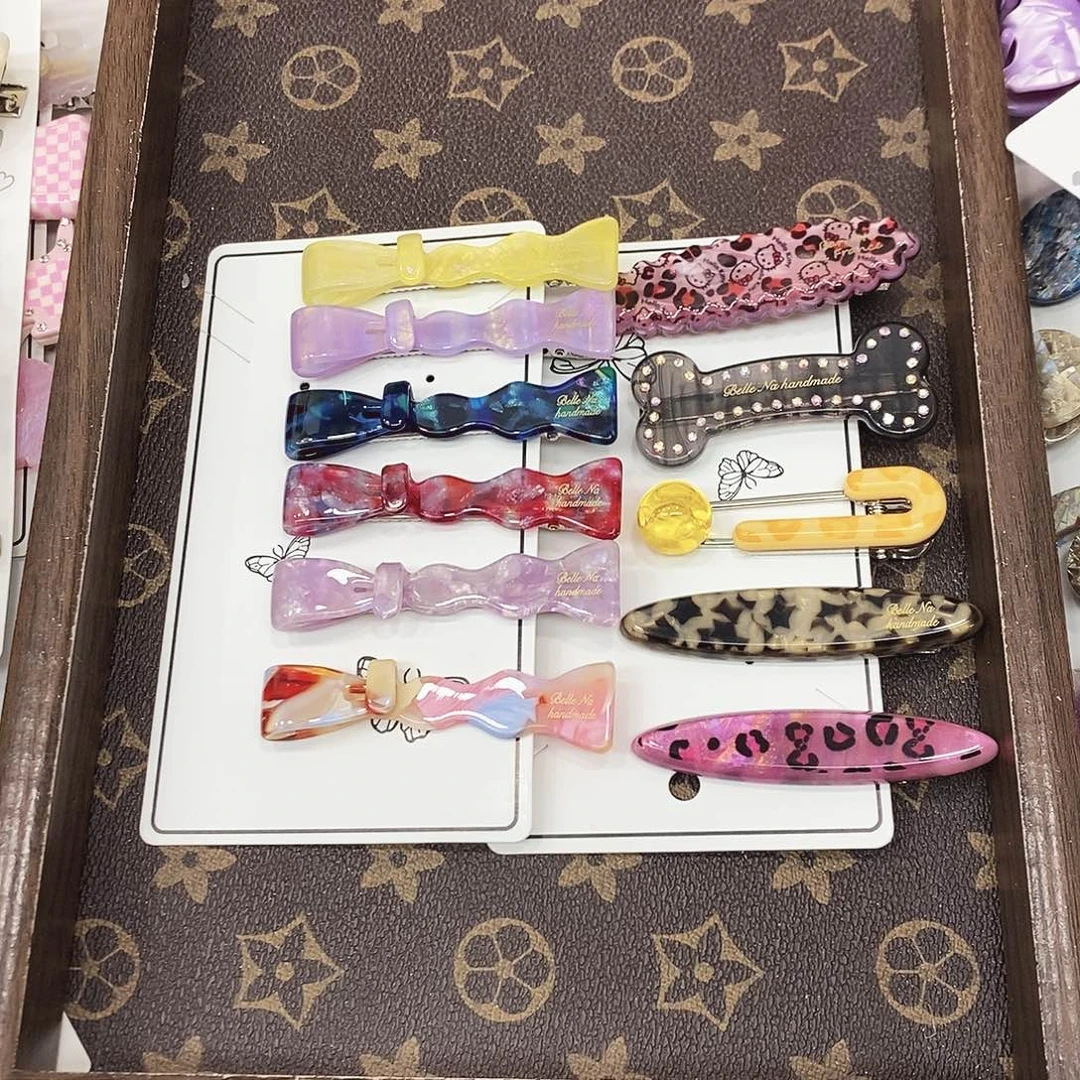 皮质非金属冰美式64边夹