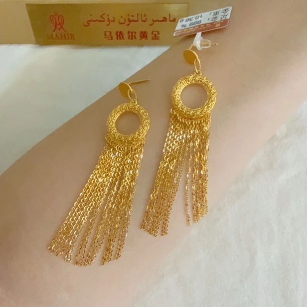 足金耳环10.36克（1060/克）