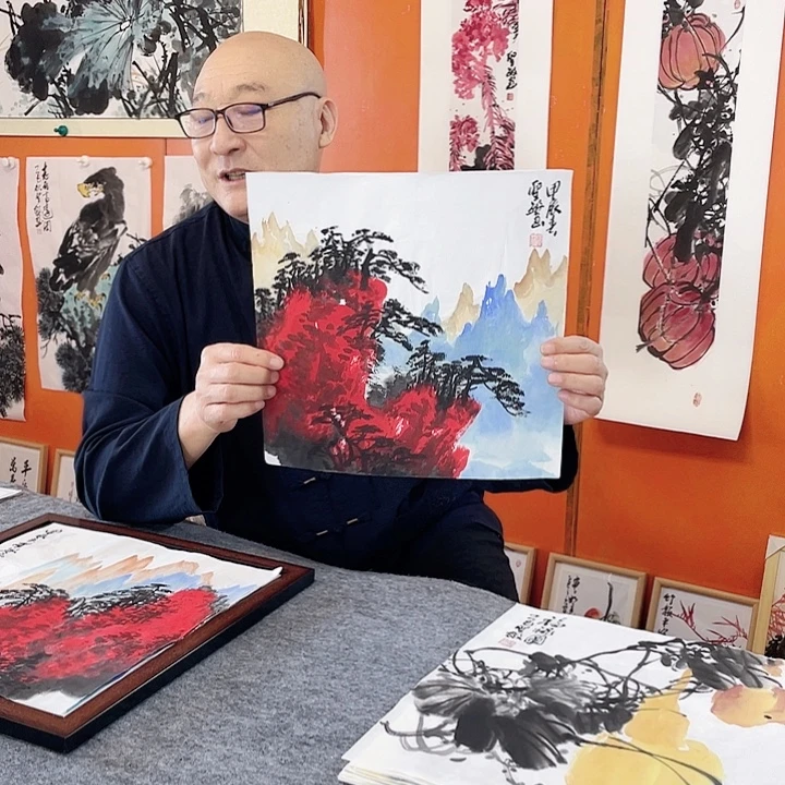 国画张圣敏先生纯手绘作品