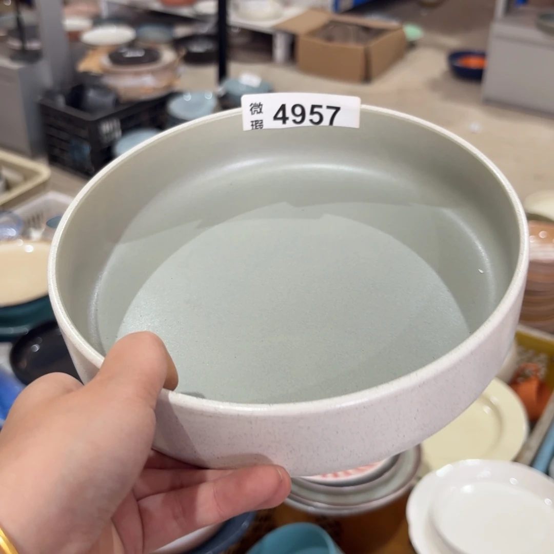 陶瓷4957 微瑕陶瓷餐具1个