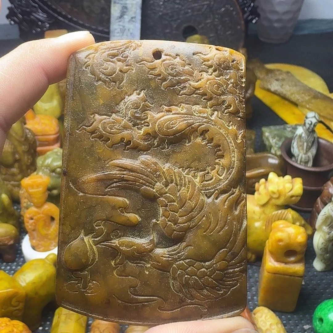 白玉菩提吊坠。。。